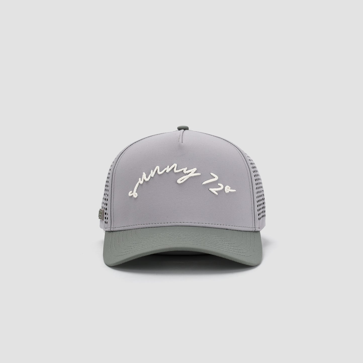 Signature Script Cap (Grey/Green)