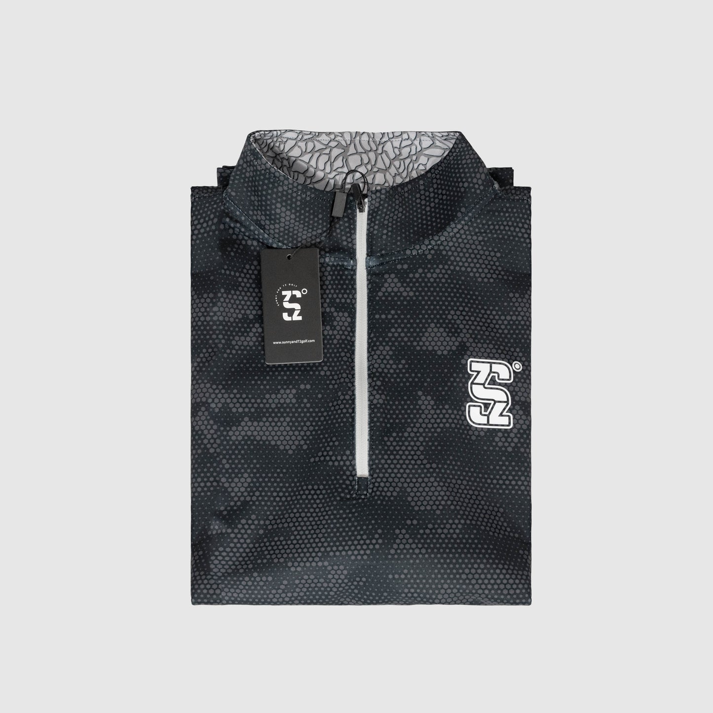 Black Hex Camo Q-Zip