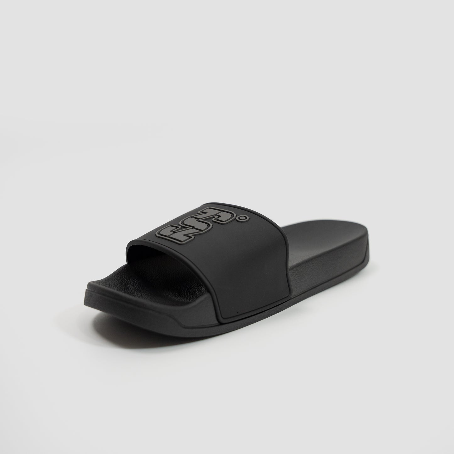 All Black Slides (S Logo)