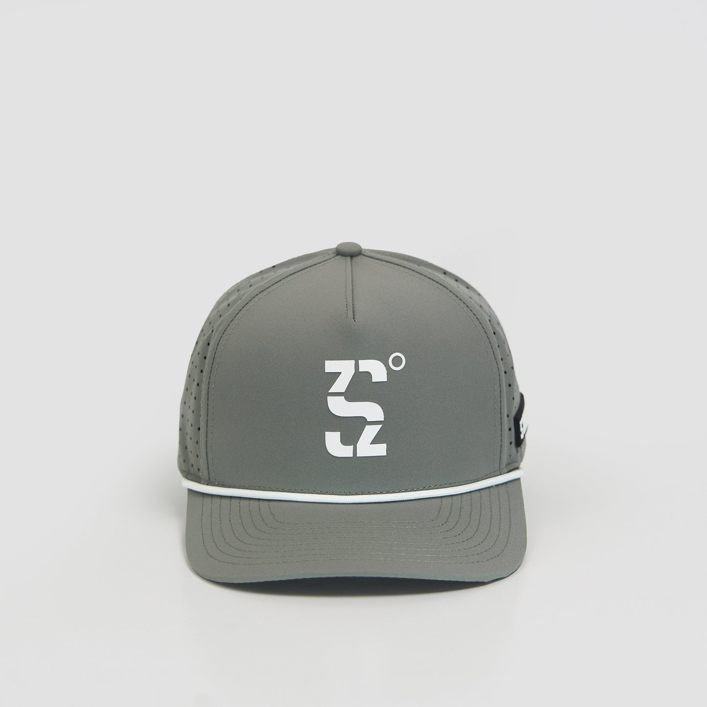 Premium Rubber Print Grey Cap