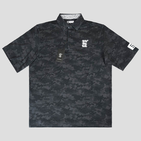 Black Hex Camo Polo