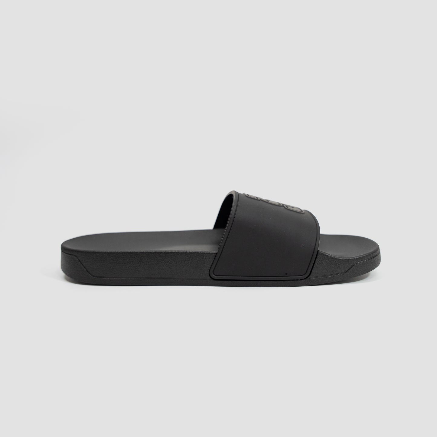 All Black Slides (S Logo)