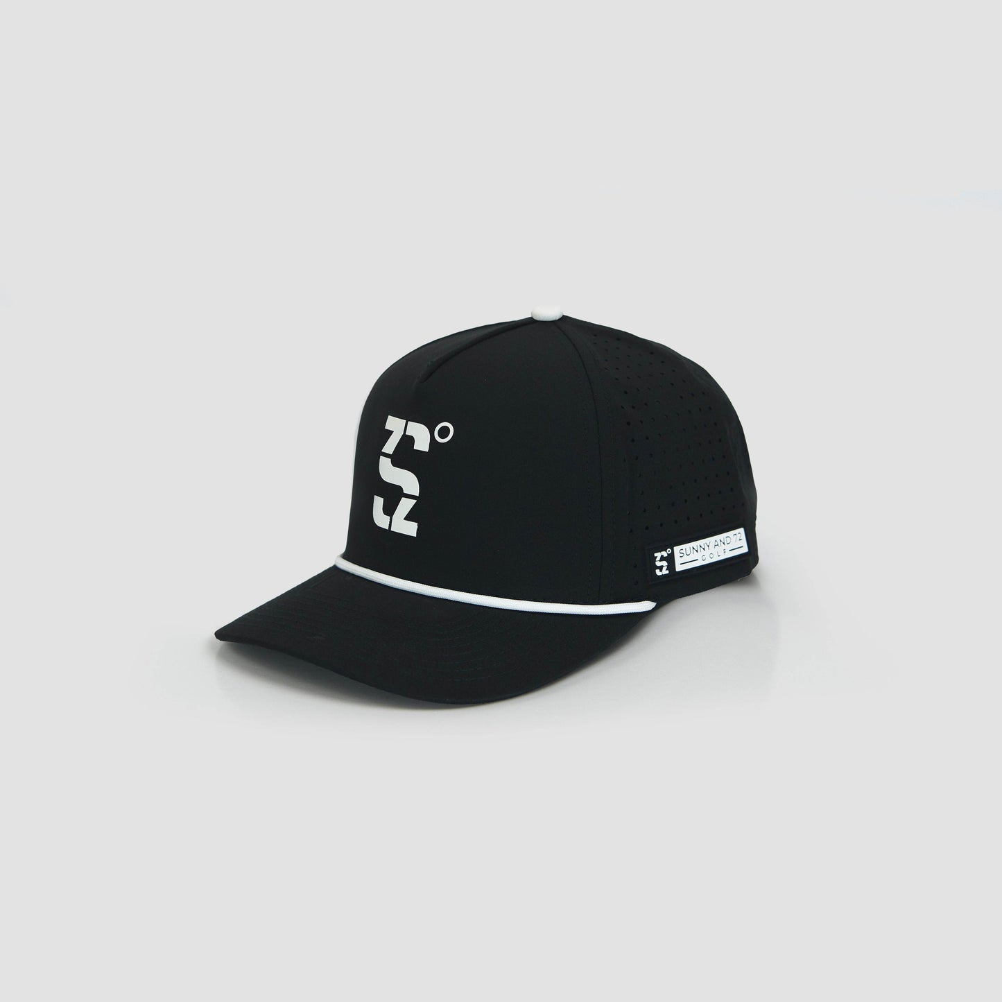 Premium Rubber Print Black Cap