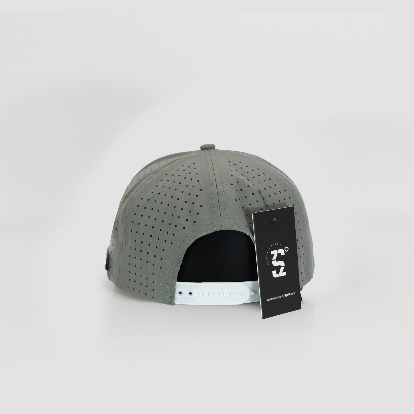 Premium Rubber Print Grey Cap