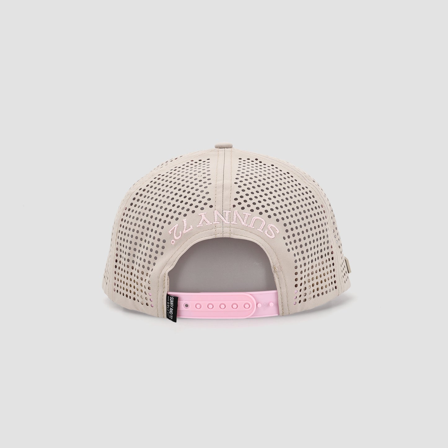 Signature Script Cap (Cream/Pink)