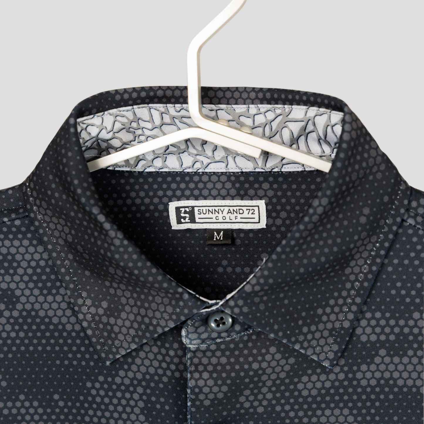 Black Hex Camo Polo