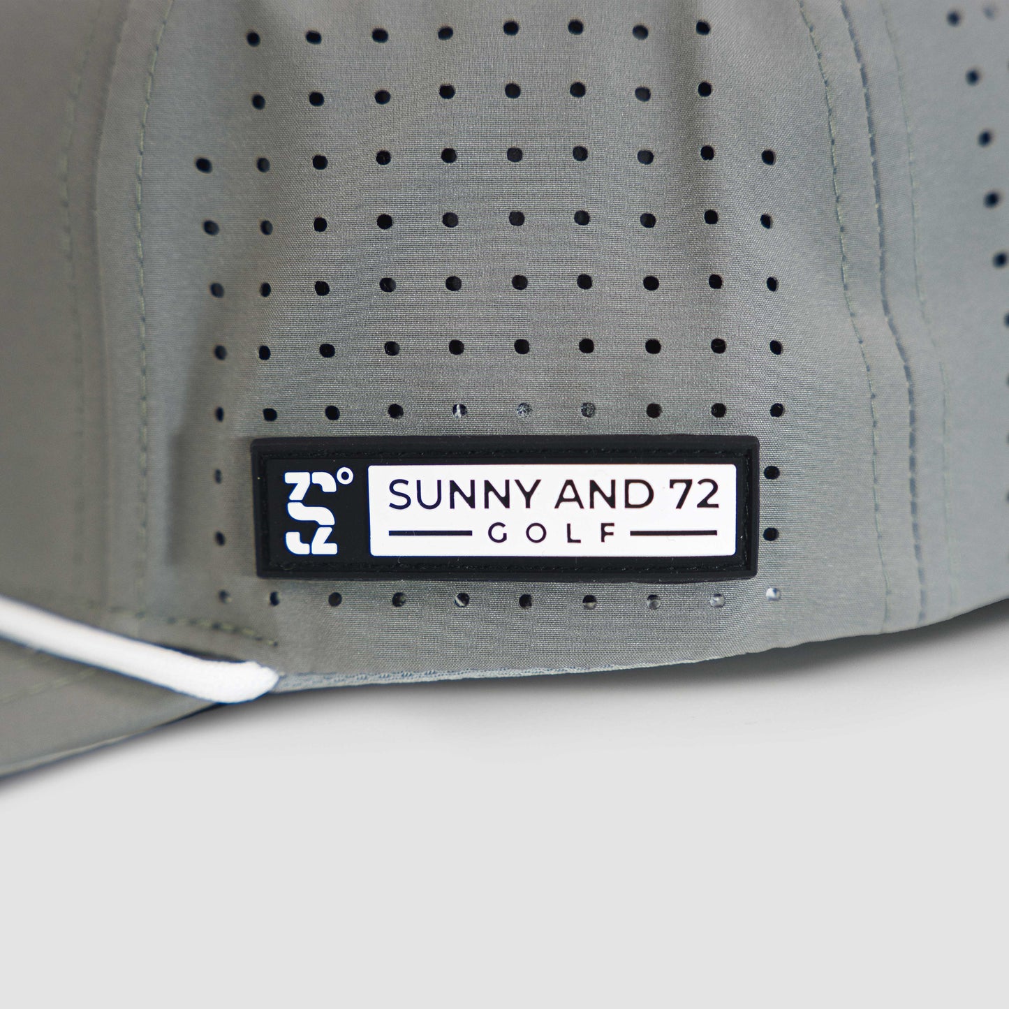 Premium Rubber Print Grey Cap