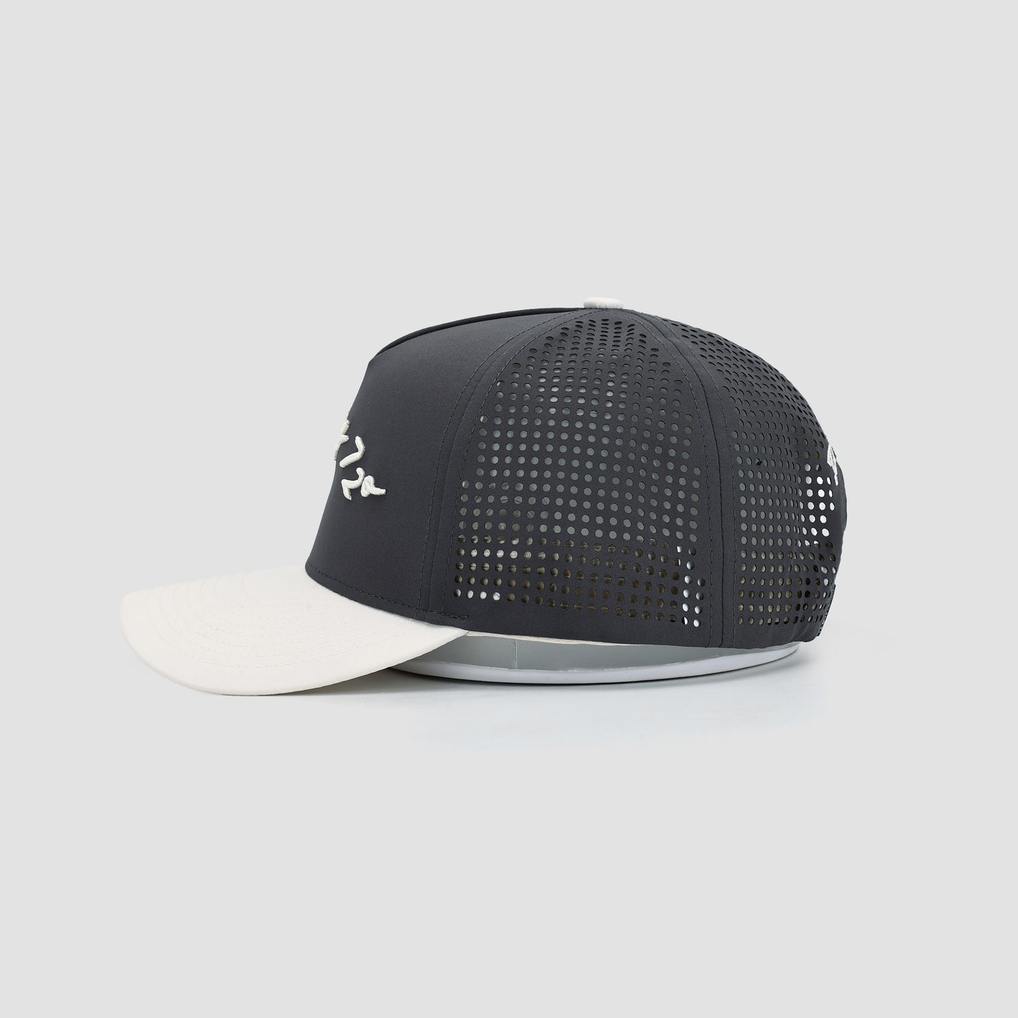 Signature Script Cap (Grey/Cream)