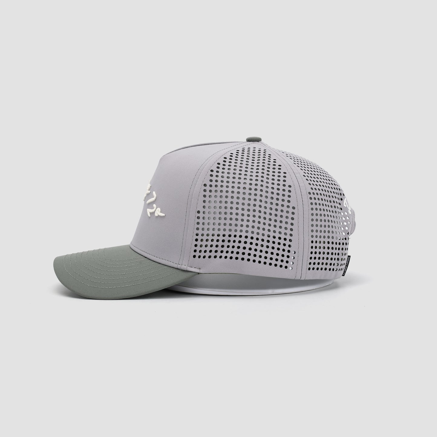 Signature Script Cap (Grey/Green)