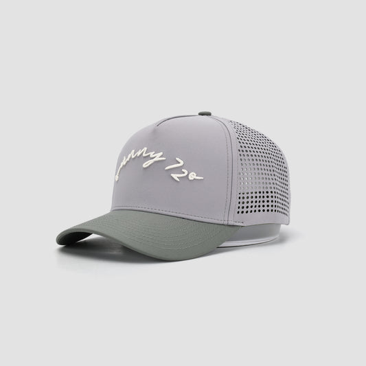 Signature Script Cap (Grey/Green)
